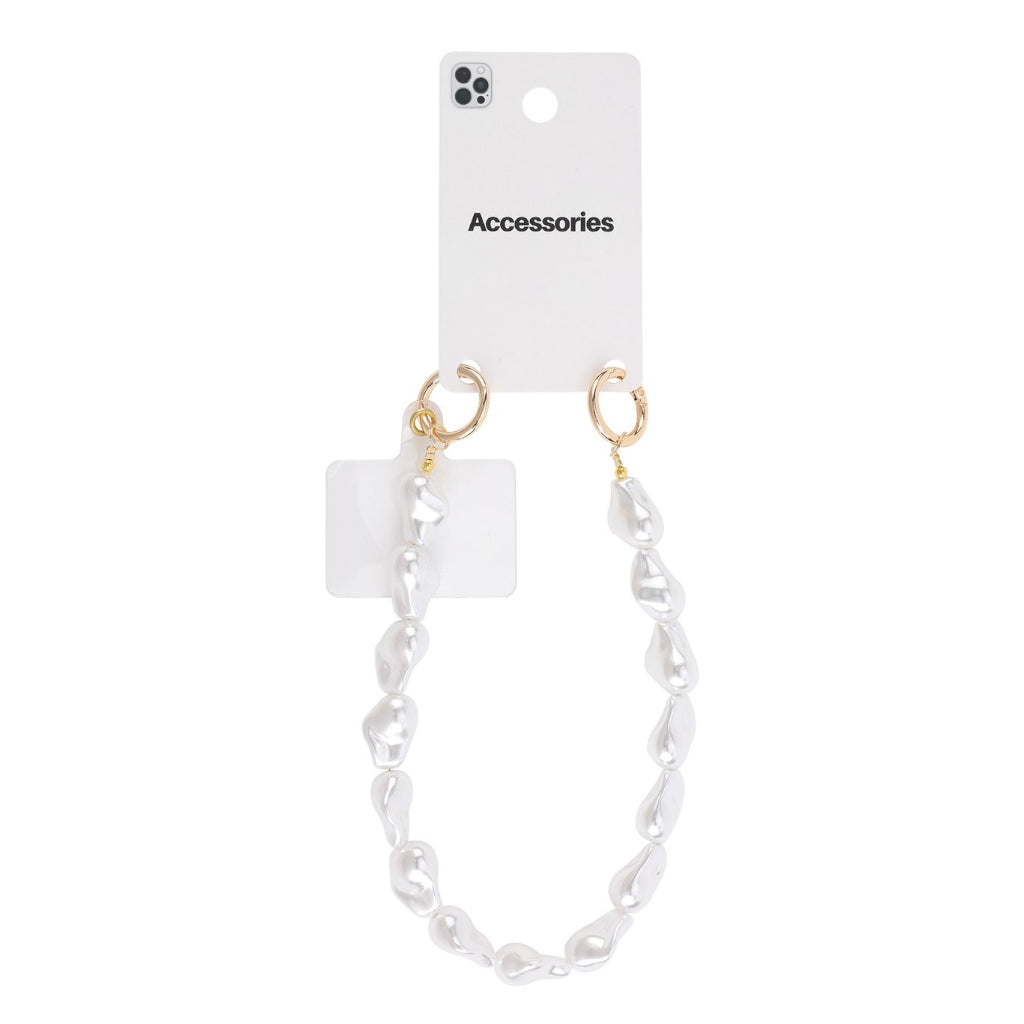 Parel telefoonkoord wit