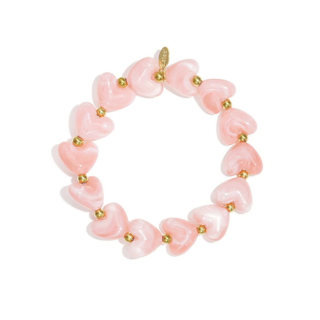 Love armband roze