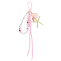 Zeester bagcharm lichtroze