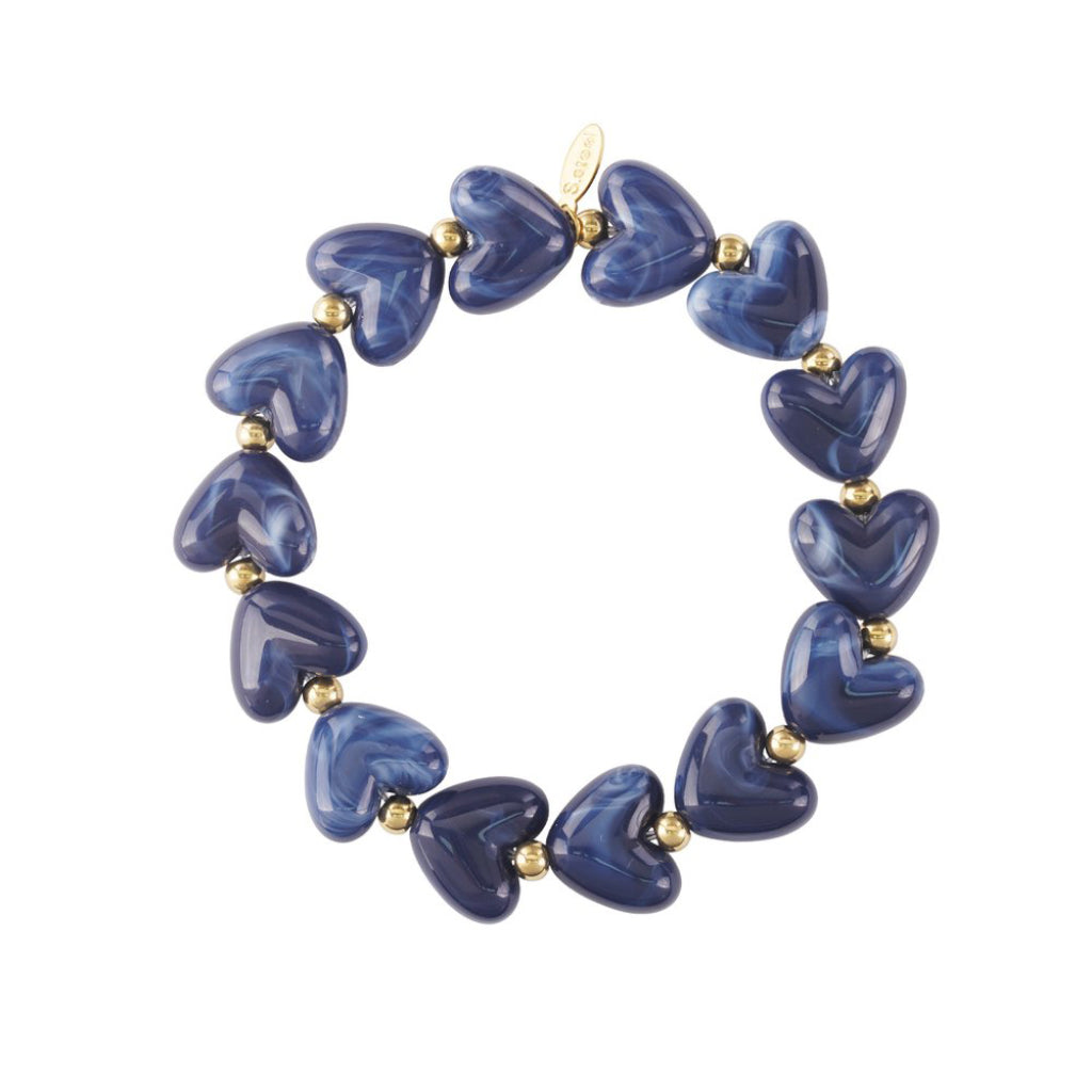 Love armband donkerblauw