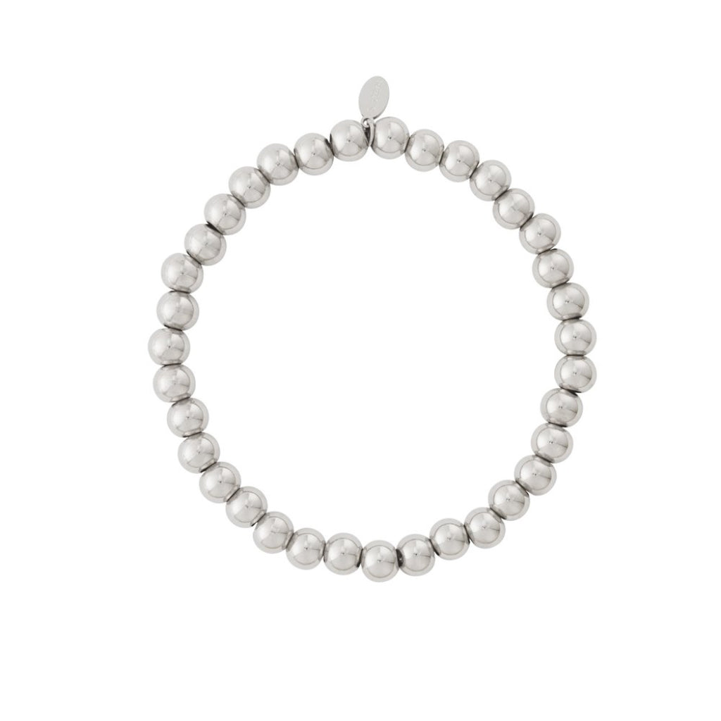 Bolletjes armband zilver