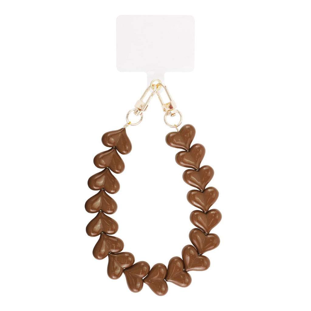 Love telefoonkoord bruin