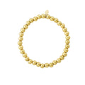 Bolletjes armband goud
