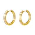 Basic oorringen goud