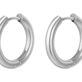 Basic oorringen zilver