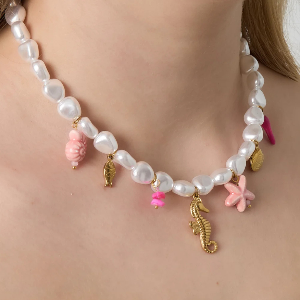 Beach vibes parel ketting