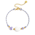 Beach vibes armband blauw