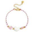 Beach vibes armband roze