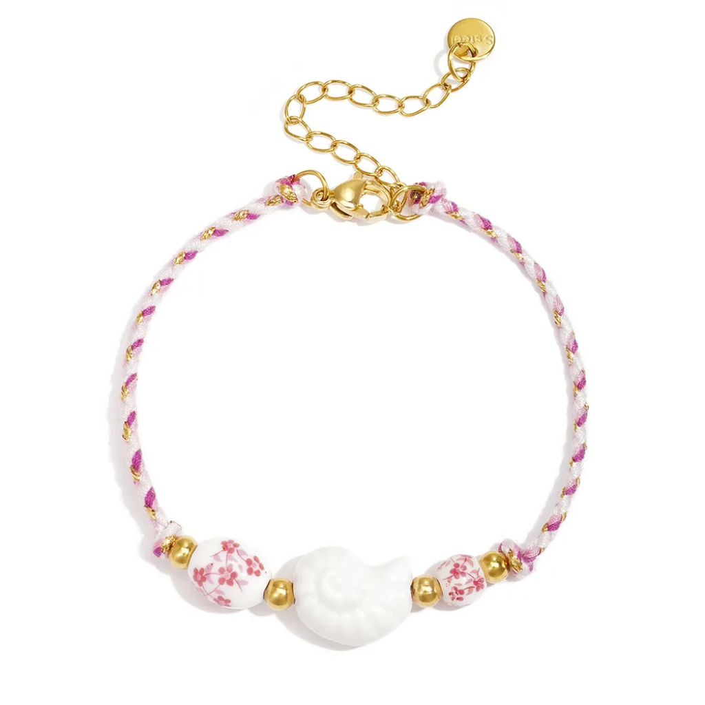 Beach vibes armband roze
