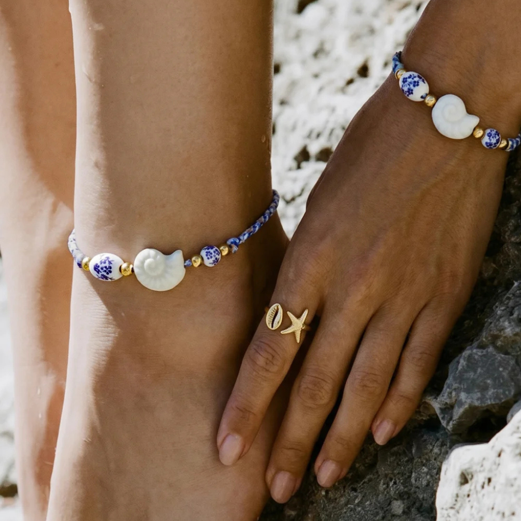 Beach vibes enkelbandje