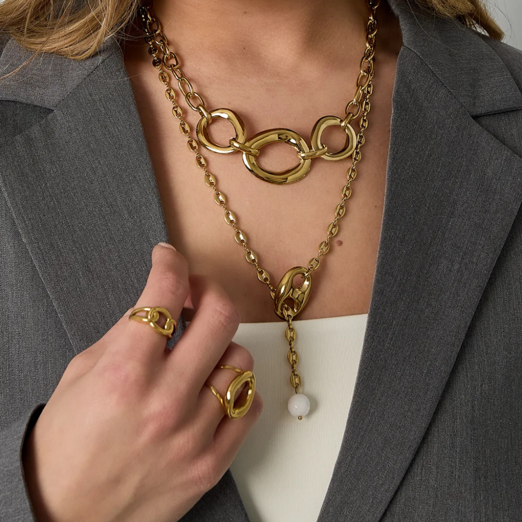 Chique ketting met kraal