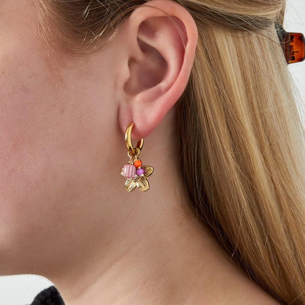 Bloemetjes oorbellen