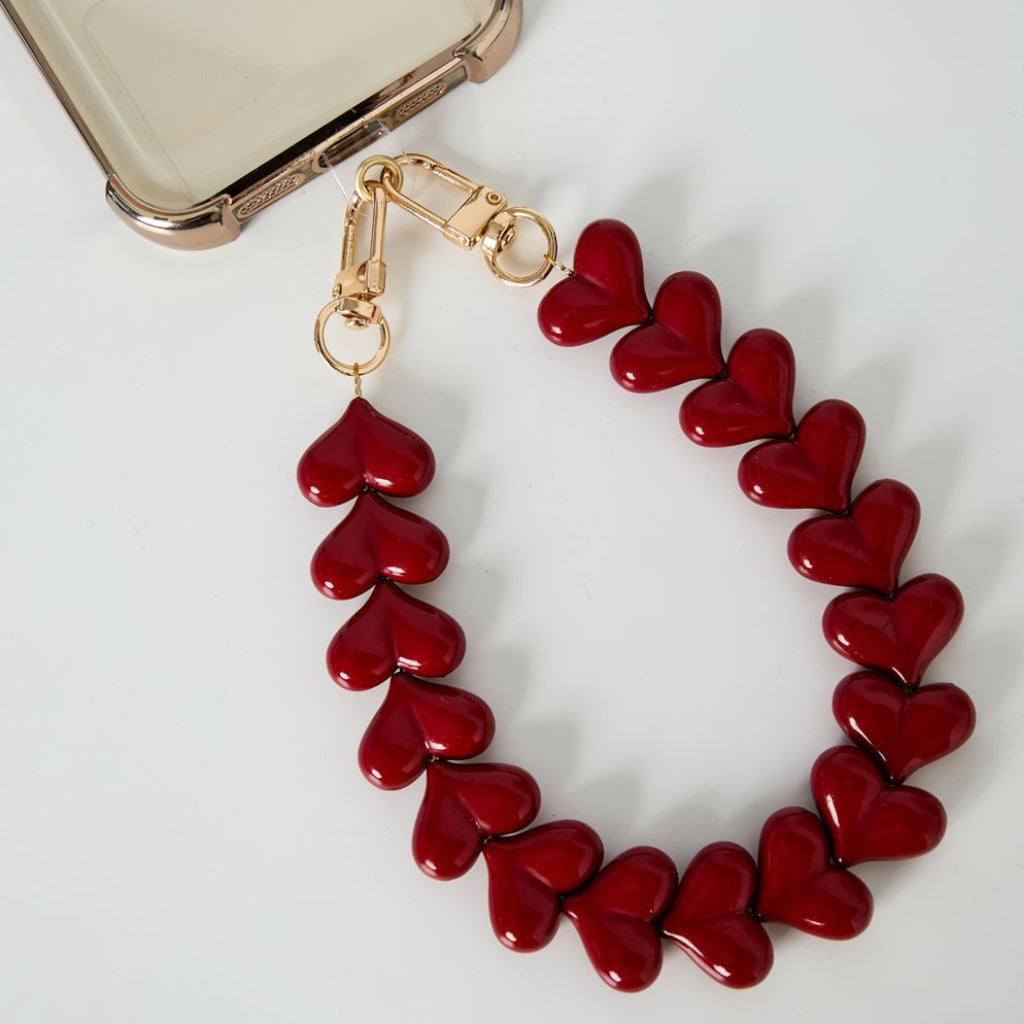 Love telefoonkoord rood