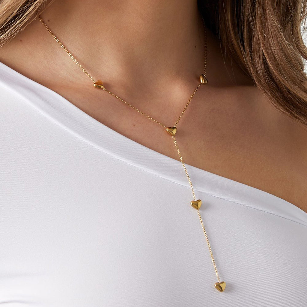 Endless love ketting goud