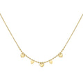 Hartjes bedel ketting goud