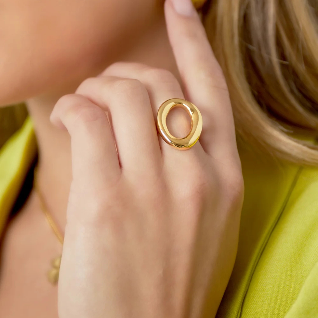 Hoop ring goud
