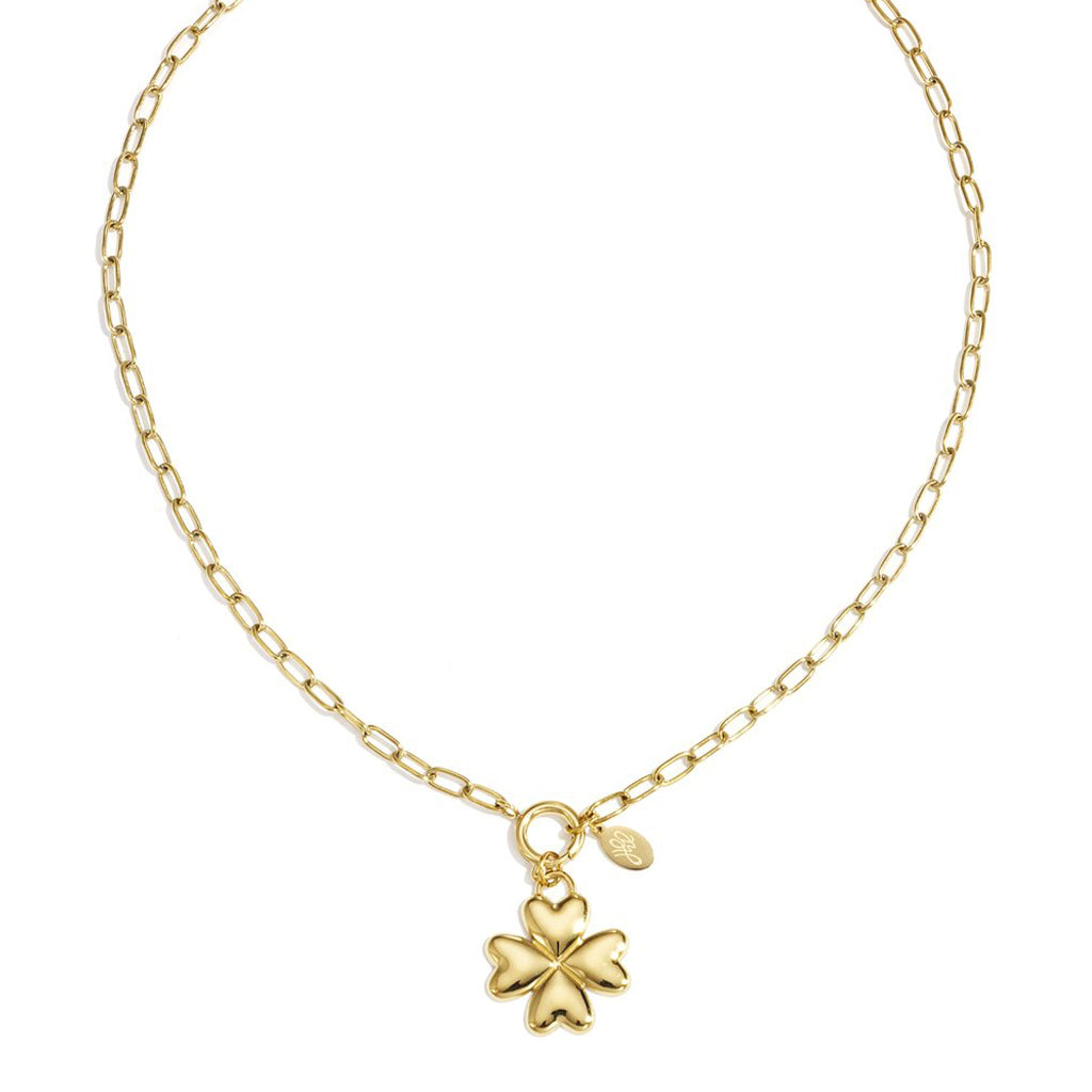 Klaver ketting goud