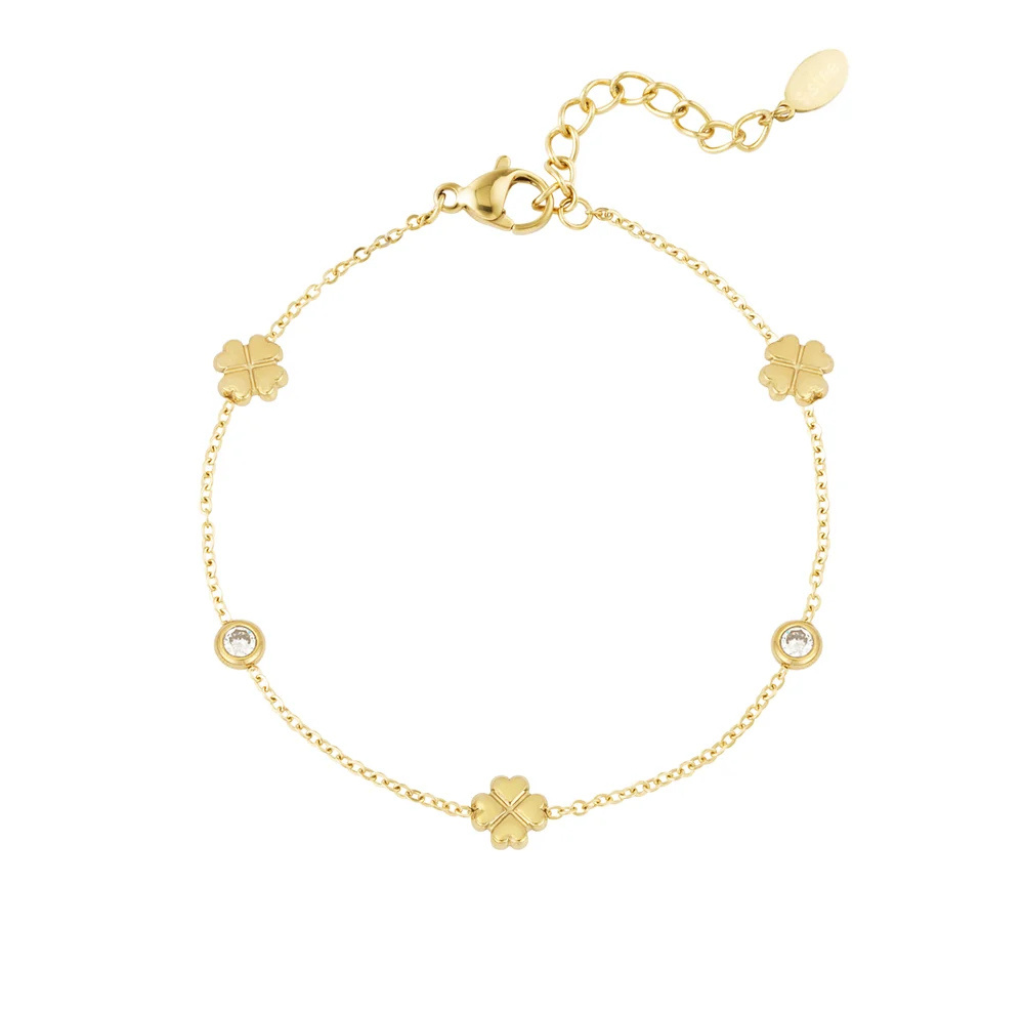 Lucky armband goud