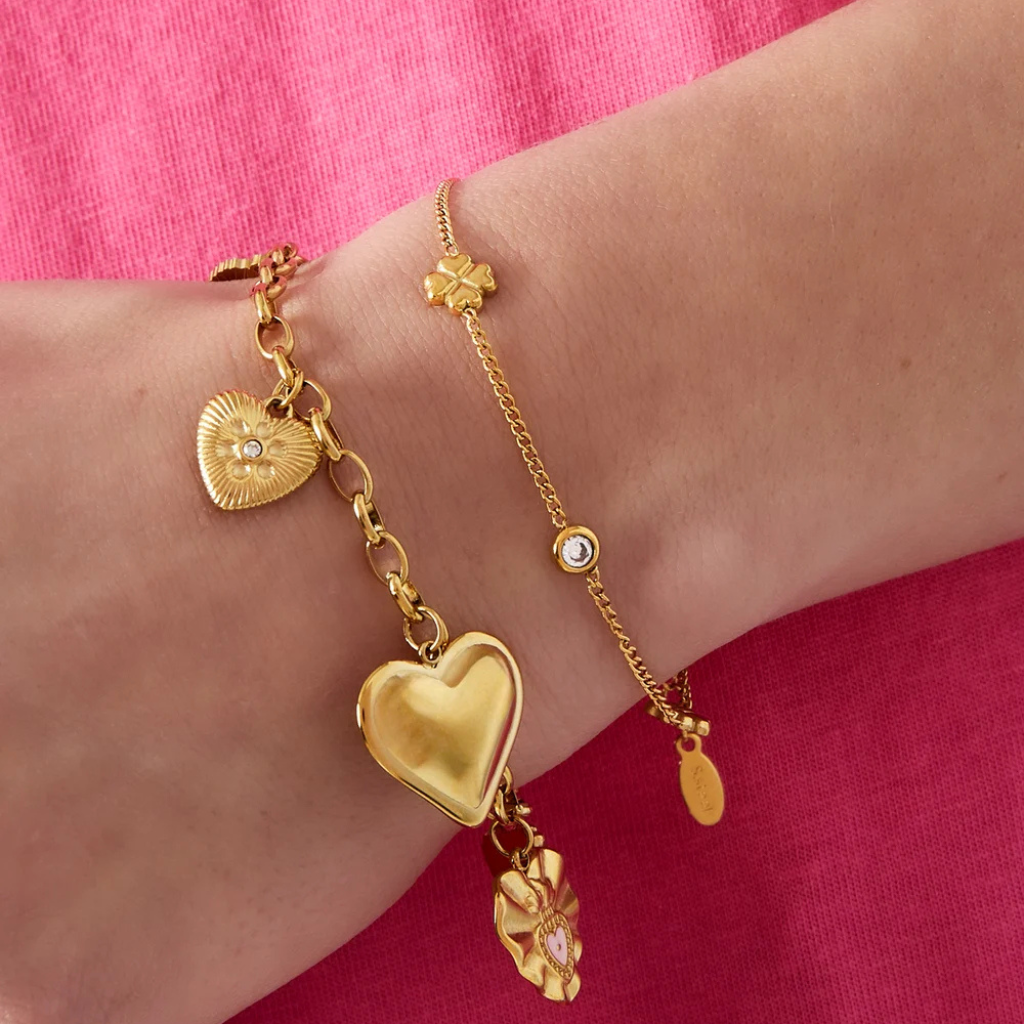 Lucky armband goud