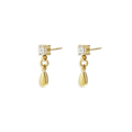 Luxe druppel studs goud