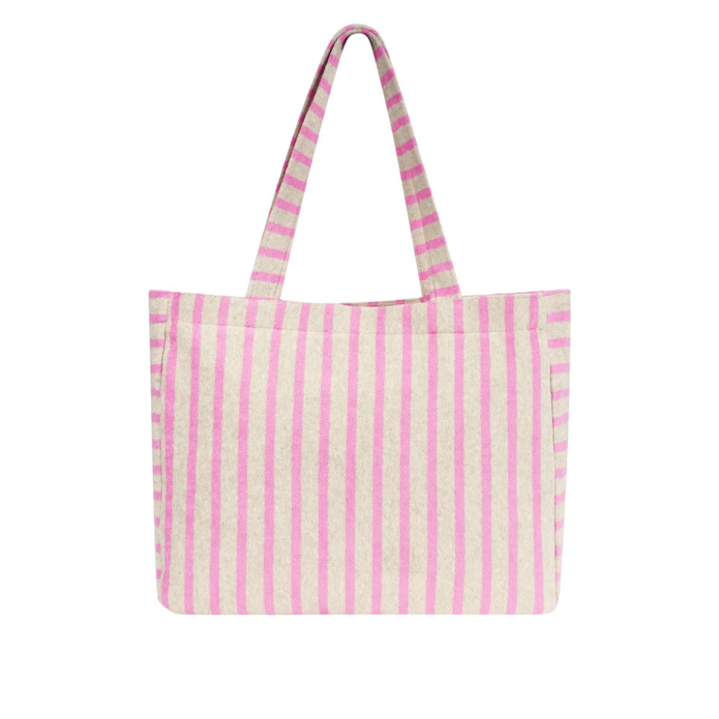 Gestreepte tote bag
