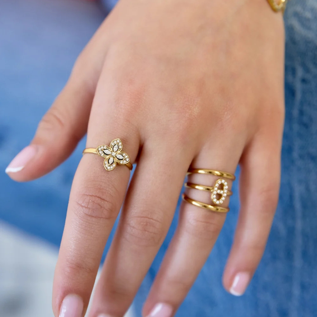 Triple layer ring